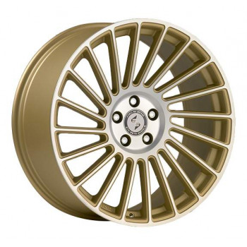 Диски 8.5x19 5/112 ET45 78.1 Eta Beta VENTI-R Gold Matt Polish