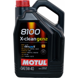 Motul 8100 X-CLEAN GEN2 5W40 5л