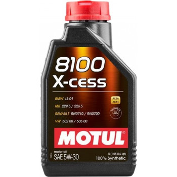 Масло Motul 8100 X-CESS 5W30 1л