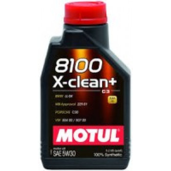Масло Motul 8100 X- CLEAN+ 5W30 1л