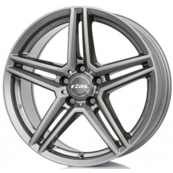 7.5x17 5/112 ET52,5 66.5 RIAL M10 Metal Grey For OEM Cap