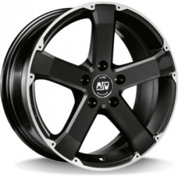 Диски 7.5x18 5/112 ET44 73 MSW 30 Black Full Polished