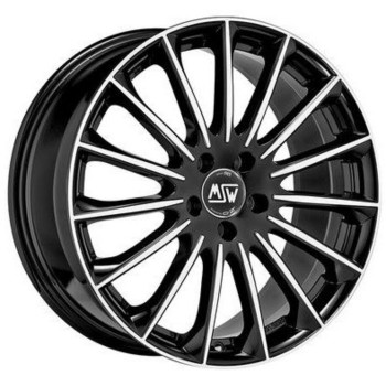 Диски 7.5x18 5/112 ET44 73 MSW 30 Black Full Polished