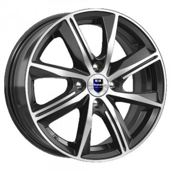 Диски 7x17 5/112 ET35 66.6 КиК Арнар (КС896) алмаз чёрный
