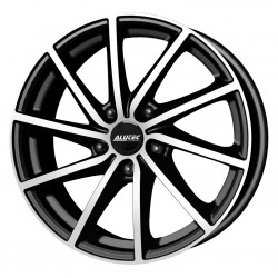 7x17 5/114.3 ET48.5 67.1 ALUTEC Singa Diamond Black Front Polished