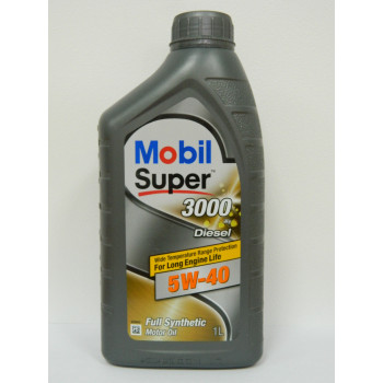 Масло Mobil Super 3000 Х1 DIESEL 5w40 1л EU масло моторное синтетика