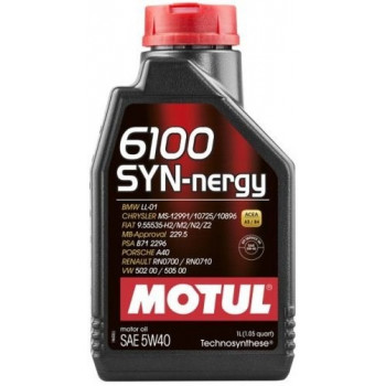 Масло Motul 6100 SYN-NERGY 5W40 1л