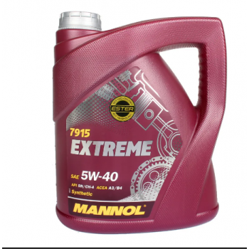 Масло MANNOL Полусинтетическое масло 7915 EXTREME 5W-40, 4л