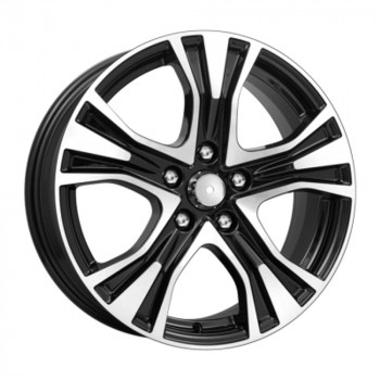 Диски 7x17 5/114.3 ET45 60.1 КиК КС673 (ZV Camry) алмаз черный