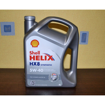 Масло Shell Helix HX 8 Synthetic 5w40 4л масло моторное EU	