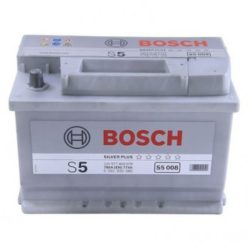 Аккумулятор 6ст-77 (0)евро BOSCH S50 080 (577 400) (278/175/190) 780А