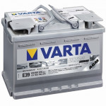 Аккумуляторы для авто АКБ 6CT-70 (0)Евро Varta Silver AGM E39 570901076 (278/175/190) 760А